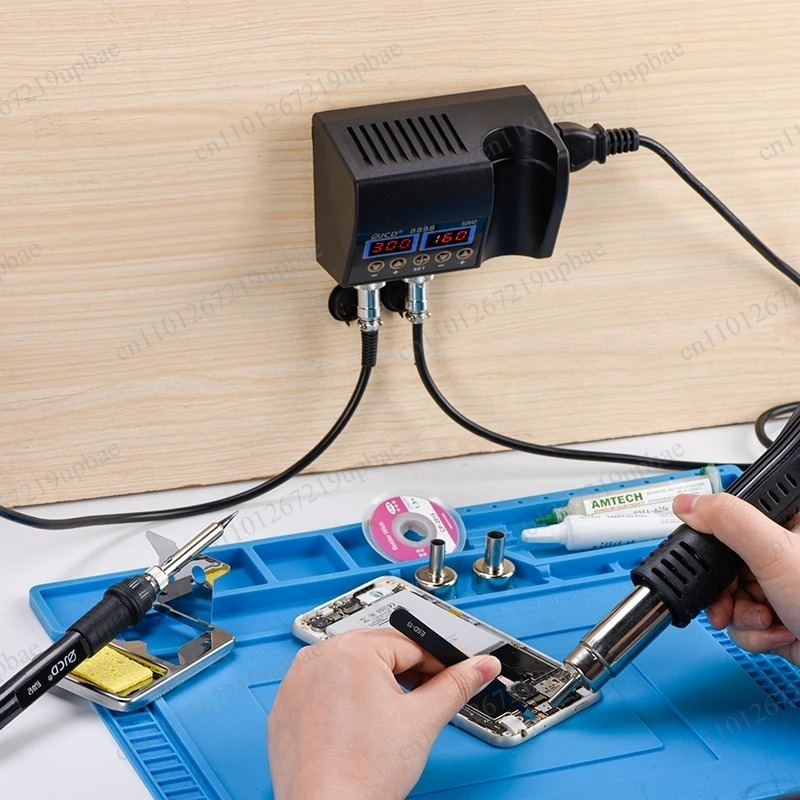 2 In 1 Soldering Rework Station 750W - محطة لحام رقمية LCD 8898 2