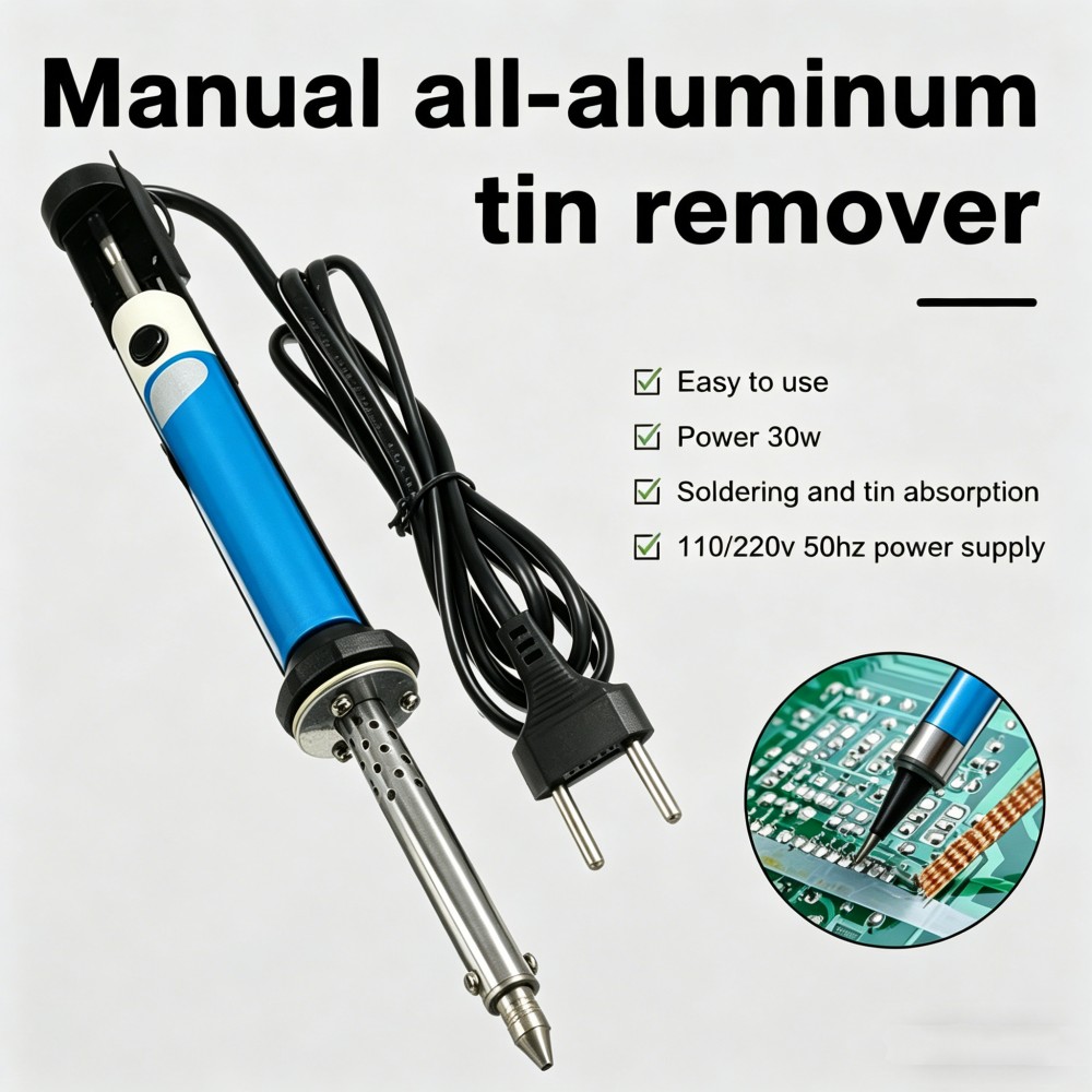 Desoldering Pump Electric Vacuum Station - قلم إزالة اللحام الكهربائي بقوة 30