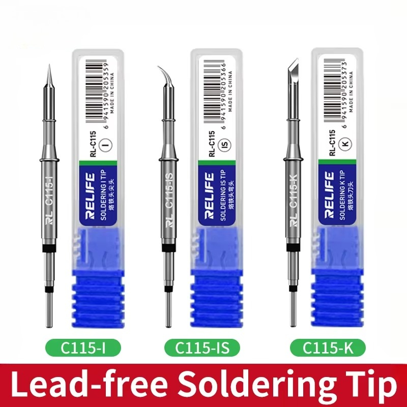 C115 Nano Soldering Iron Station - RELIFE C115-K/I/IS مقبض T115 عالمي على