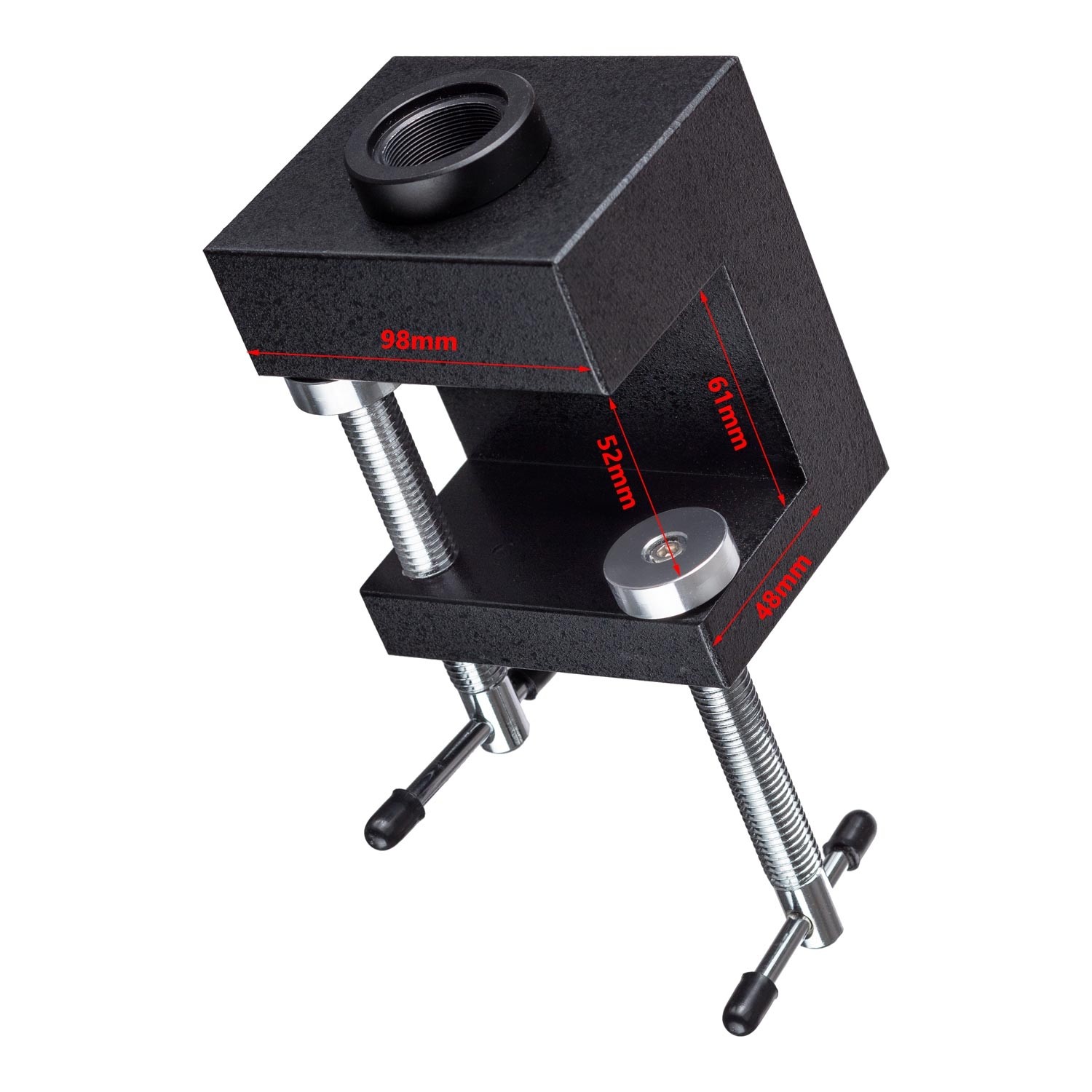 حامل ذراع متحرك مرن بحركة واسع - مراجعة Articulating Arm Boom Stand Microscope وسعره
