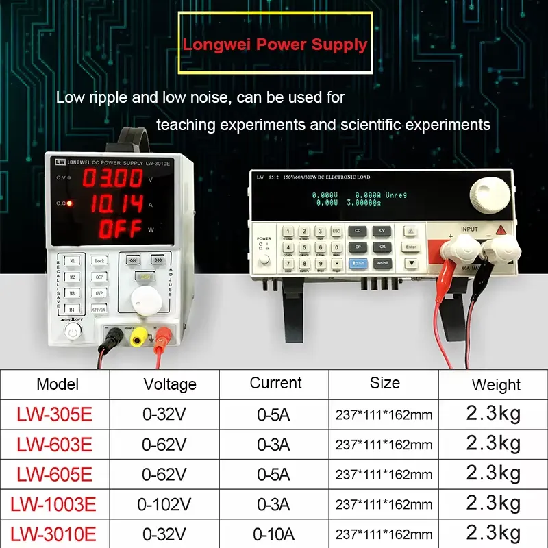 مصدر طاقة تيار مستمر قابل للتع - مراجعة High Precision Dc Power Supply 30V 10A وسعره