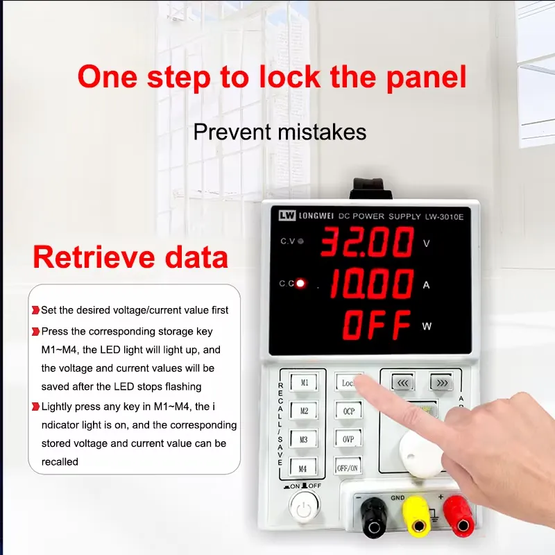 مصدر طاقة تيار مستمر قابل للتع - مراجعة High Precision Dc Power Supply 30V 10A وسعره