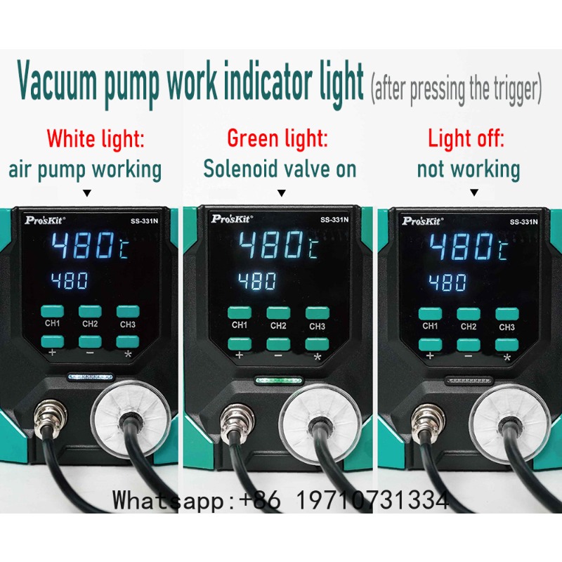محطة لحام رقمية كهربائية SS-33 - مراجعة Desoldering Pump Electric Vacuum Station وسعره