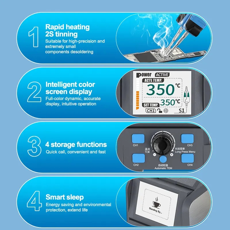 محطة لحام متعددة الأغراض SUNSH - مراجعة C210 Precision Soldering Station وسعره